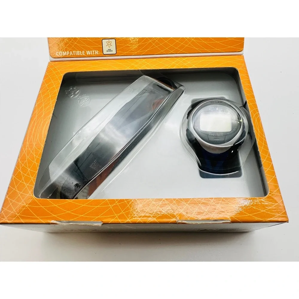 Timex Ironman Triathlon Heart Rate Monitor Watch 30-Lap Indiglo 5C411 New Box